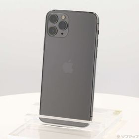(中古)Apple iPhone11 Pro 256GB スペースグレイ MWC72J/A SIMフリー(305-ud)