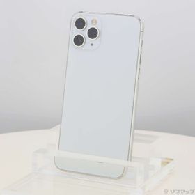 (中古)Apple iPhone11 Pro 64GB シルバー MWC32J/A SIMフリー(377-ud)