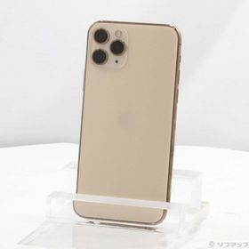 (中古)Apple iPhone11 Pro 64GB ゴールド MWC52J/A SoftBank(305-ud)