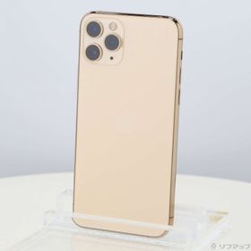 (中古)Apple iPhone11 Pro 64GB ゴールド MWC52J/A SIMフリー(305-ud)