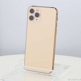 (中古)Apple iPhone11 Pro 256GB ゴールド MWC92J/A SIMフリー(269-ud)