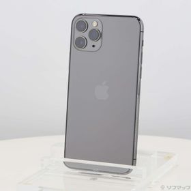 (中古)Apple iPhone11 Pro 64GB スペースグレイ MWC22J/A SoftBank(348-ud)