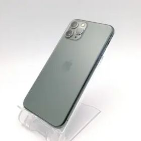 【中古】Apple au 【SIMロック解除済み】 iPhone 11 Pro 256GB ミッドナイトグリーン MWCC2J/A【ECセンター】保証期間１ヶ月【ランクB】
