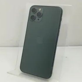 【中古】Apple au 【SIMロック解除済み】 iPhone 11 Pro 64GB ミッドナイトグリーン MWC62J/A【大須】保証期間１ヶ月【ランクC】