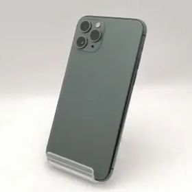 【中古】Apple 国内版 【SIMフリー】 iPhone 11 Pro 256GB ミッドナイトグリーン MWCC2J/A【なんば】保証期間１ヶ月【ランクC】