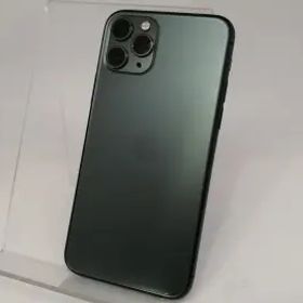 【中古】Apple au 【SIMロック解除済み】 iPhone 11 Pro 64GB ミッドナイトグリーン MWC62J/A【日本橋3】保証期間１ヶ月【ランクC】