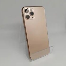 【中古】Apple au 【SIMロック解除済み】 iPhone 11 Pro 512GB ゴールド MWCF2J/A【大須2】保証期間１ヶ月【ランクC】