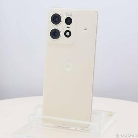 〔中古〕Motorola(モトローラ) motorola edge 50s pro 256GB バニラクリーム MOSAH3 Softbank SIMフリー〔262-ud〕