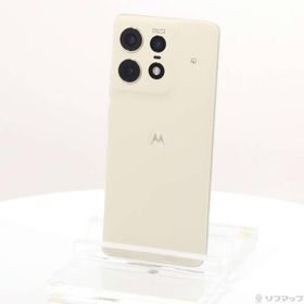 〔中古〕Motorola(モトローラ) motorola edge 50s pro 256GB バニラクリーム MOSAH3 Softbank SIMフリー〔258-ud〕