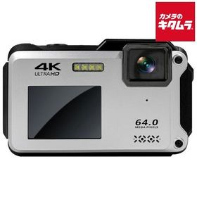 Bluemake 防水コンパクトデジタルカメラ TT-WD1300 シルバー コンパクトデジタルカメラ 防水 Wi-Fi搭載 コンパクトデジカメ