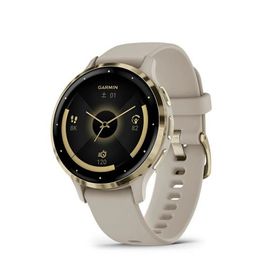 GARMIN ガーミン Suica対応 スマートウォッチ Venu 3S 010-02785-42 [French Gray/Cream Gold][ラッピング可] R-LOGI