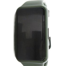 HUAWEI LEA-B19 スマートウォッチ 腕時計 ウォッチ デジタル ロゴ 緑 グリーン ■GY18 /MQ