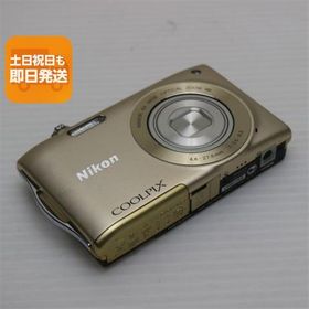 新品同様 COOLPIX S3300 スイートゴールド 即日発送 デジカメ Nikon デジタルカメラ 本体 あすつく 土日祝発送OK