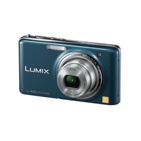 パナソニック デジタルカメラ LUMIX FX77 スエードブルー DMC-FX77-A