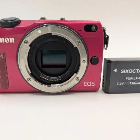 ★ワケあり大特価 / 動作品★ キヤノン Canon EOS M2 ミラーレス 一眼 ボディ レッド ★ バッテリー付き #857425_15_12C6
