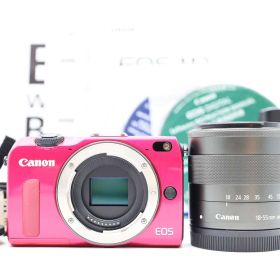 キャノン Canon EOS M2 18.0MP Digital Camera Red 18-55mm Lens [美品] #Z7056A