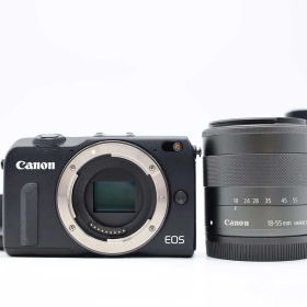 キャノン Canon EOS M2 18.0MP Digital Camera Black 18-55mm Lens [美品] #Z7054A