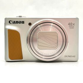 【全額返金保証】【最速発送】Canon コンパクトデジタルカメラ PowerShot SX740 HS [シルバー] 超美品 動作確認済