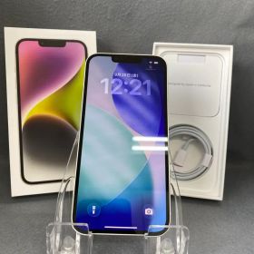 美品 国内版 SIMフリー iPhone14 128GB スターライト色