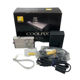 186000 ジャンク品 Nikon ニコン COOLPIX S620 パールホワイト