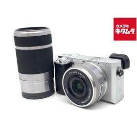 【中古】 【並品】 ソニー α6400 ダブルズームレンズキット シルバー [ILCE-6400Y S]