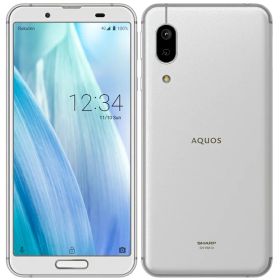 【中古】Cランク【傷や汚れあり】 SIMフリー SH-RM12 SHARP AQUOS sense3 lite シルバーホワイト 本体のみ 利用制限〇(白ロム) 送料無料