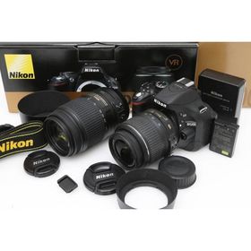 【全額返金保証】良品｜ニコン D5200 ダブルズームキット CA01-D788-4B7