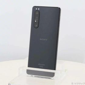 【中古】SONY(ソニー) Xperia 1 II 128GB ブラック SO-51A docomoロック解除SIMフリー 【305-ud】