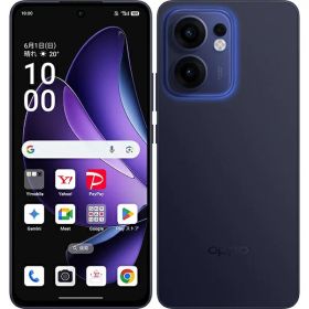 【新品 未開封】 OPPO Reno13 A 【キャリア版SIMフリー】(Nano sim + eSIM) ルミナスネイビー オッポ 8GB/128GB 白ロム A501OP 本体 一括購入〇判定