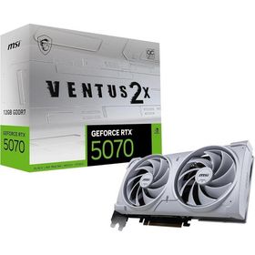 MSI GeForce RTX 5070 12G VENTUS 2X OC WHITE G5070-12V2CW ホワイト グラフィックボード GDDR7 12GB 2連ファン【新品】