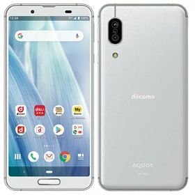 【中古】Bランク 【やや傷や汚れあり】 SIMロック解除済み 元docomo SH-02M SHARP AQUOS sense3 シルバーホワイト 本体のみ 利用制限〇(白ロム) 送料無料