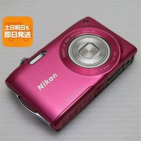 超美品 COOLPIX S3300 ストロベリーピンク 即日発送 デジカメ Nikon デジタルカメラ 本体 あすつく 土日祝発送OK