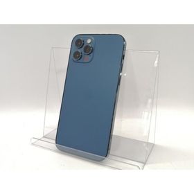 【中古】Apple docomo 【SIMロック解除済み】 iPhone 12 Pro 128GB パシフィックブルー MGM83J/A【大宮東口】保証期間１週間【ランクC】