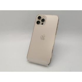 【中古】Apple docomo 【SIMロックあり】 iPhone 12 Pro 128GB ゴールド MGM73J/A【広島本通】保証期間１ヶ月【ランクC】