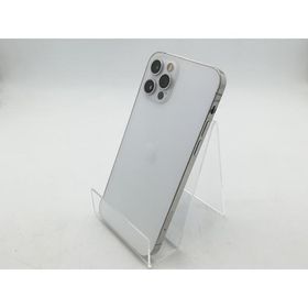【中古】Apple au 【SIMロック解除済み】 iPhone 12 Pro 128GB シルバー MGM63J/A【柏】保証期間１週間【ランクC】