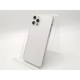 【中古】Apple SoftBank 【SIMロック解除済み】 iPhone 12 Pro 128GB シルバー MGM63J/A【大須アメ横】保証期間１ヶ月【ランクC】