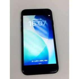 【SIMロックあり】iPhone SE 第2世代/A2296/256GB/ブラック〈MXVT2J/A〉