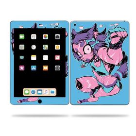 MightySkins Apple iPad 第6世代 9.7インチ (2018) 用ビニールスキン「Canine Girl」デカールラップ