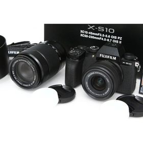 【全額返金保証】美品｜富士フイルム FUJIFILM X-S10 ダブルズームレンズキット CA01-R7212-3V4