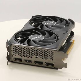 〔中古〕MSI(エムエスアイ) GeForce RTX 4060 VENTUS 2X BLACK 8G OC〔262-ud〕