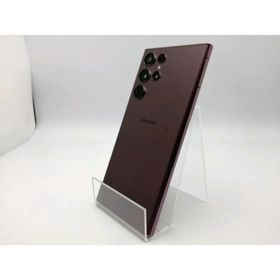【中古】SAMSUNG docomo 【SIMフリー】 Galaxy S22 Ultra バーガンディ 12GB 256GB SC-52C【ECセンター】保証期間１ヶ月【ランクC】