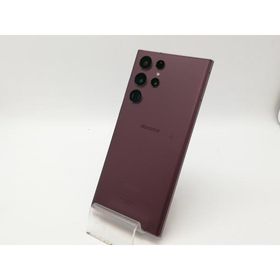【中古】SAMSUNG docomo 【SIMフリー】 Galaxy S22 Ultra バーガンディ 12GB 256GB SC-52C【アリオ倉敷】保証期間１ヶ月【ランクC】