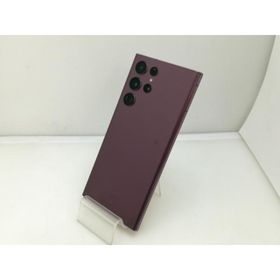 【中古】SAMSUNG au 【SIMフリー】 Galaxy S22 Ultra バーガンディ 12GB 256GB SCG14【大須】保証期間１ヶ月【ランクC】