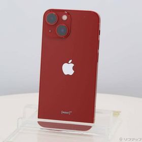 〔中古〕Apple(アップル) iPhone13 mini 128GB プロダクトレッド MLJG3J／A SIMフリー〔276-ud〕