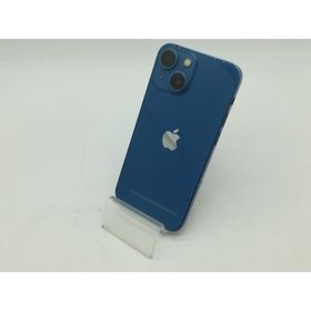 【中古】Apple 楽天モバイル 【SIMフリー】 iPhone 13 mini 256GB ブルー MLJN3J/A【OSU301】保証期間１ヶ月【ランクC】