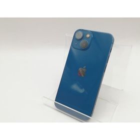 【中古】Apple 楽天モバイル 【SIMフリー】 iPhone 13 mini 256GB ブルー MLJN3J/A【川崎駅前】保証期間１ヶ月【ランクC】