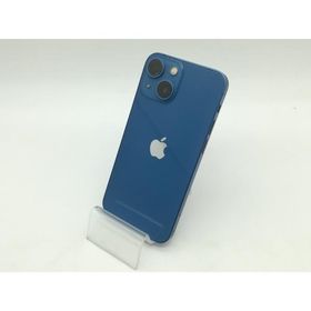 【中古】Apple 国内版 【SIMフリー】 iPhone 13 mini 256GB ブルー MLJN3J/A【OSU301】保証期間１ヶ月【ランクC】