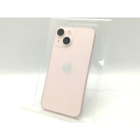 【中古】Apple 国内版 【SIMフリー】 iPhone 13 mini 256GB ピンク MLJL3J/A【秋葉4号】保証期間１ヶ月【ランクC】