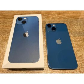 【中古正常品】iPhone13mini 128GB ブルー 正規SIMフリー MLJH3ZJ/A A516