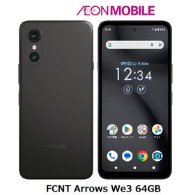 FCNT エフシーエヌティー arrows We3 M09 64GB ブラック イオンモバイル